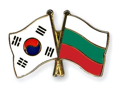 Fahnen Pins Sdkorea Bulgarien