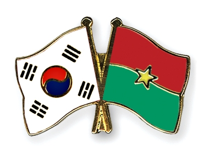 Fahnen Pins Sdkorea Burkina-Faso