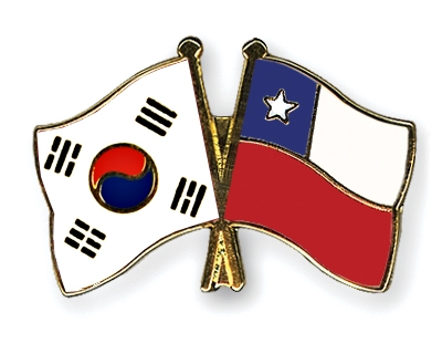 Fahnen Pins Sdkorea Chile