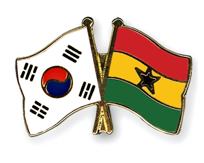 Fahnen Pins Sdkorea Ghana