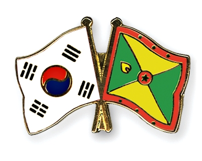 Fahnen Pins Sdkorea Grenada