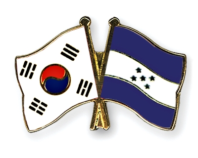 Fahnen Pins Sdkorea Honduras