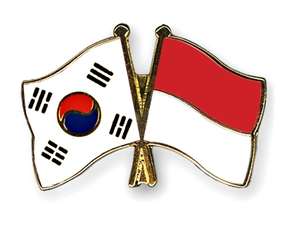 Fahnen Pins Sdkorea Indonesien