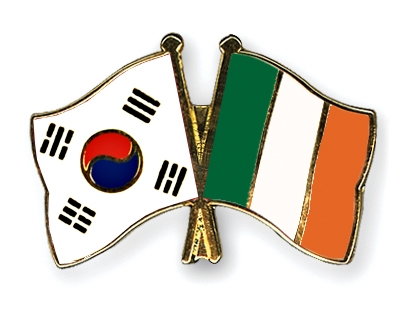 Fahnen Pins Sdkorea Irland