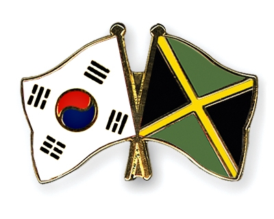 Fahnen Pins Sdkorea Jamaika