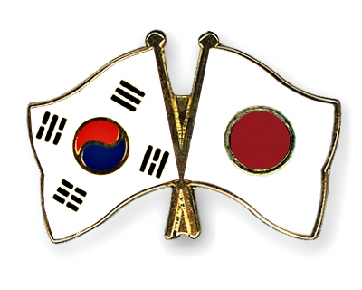 Fahnen Pins Sdkorea Japan