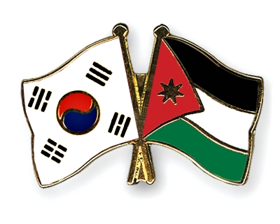 Fahnen Pins Sdkorea Jordanien