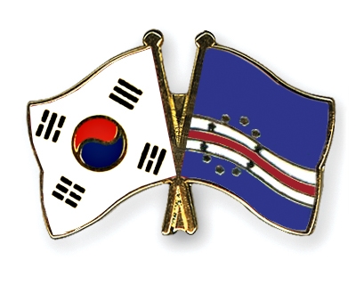 Fahnen Pins Sdkorea Kap-Verde