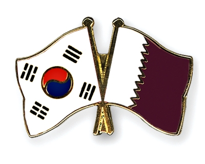 Fahnen Pins Sdkorea Katar