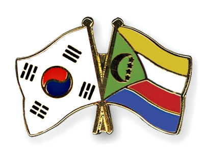 Fahnen Pins Sdkorea Komoren