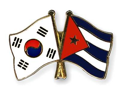 Fahnen Pins Sdkorea Kuba