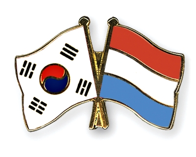 Fahnen Pins Sdkorea Luxemburg