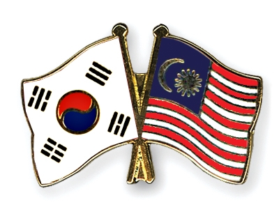 Fahnen Pins Sdkorea Malaysia