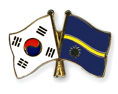 Fahnen Pins Sdkorea Nauru