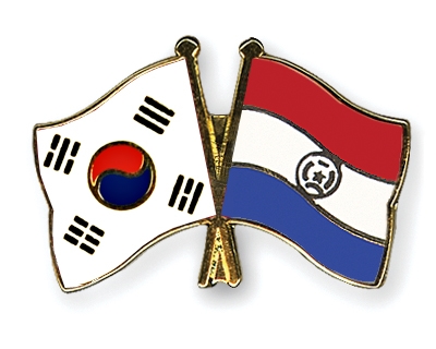 Fahnen Pins Sdkorea Paraguay