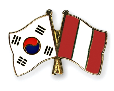 Fahnen Pins Sdkorea Peru