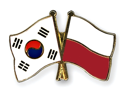 Fahnen Pins Sdkorea Polen