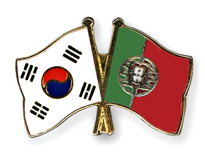 Fahnen Pins Sdkorea Portugal