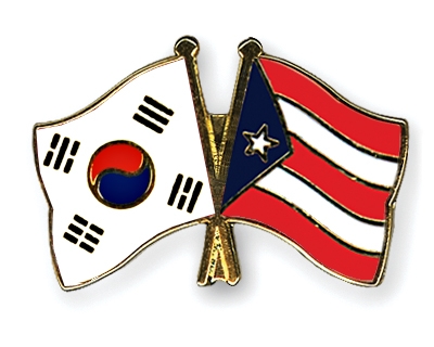 Fahnen Pins Sdkorea Puerto-Rico