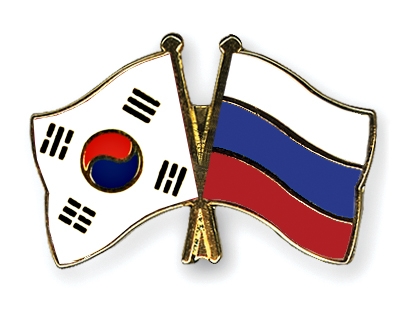 Fahnen Pins Sdkorea Russland