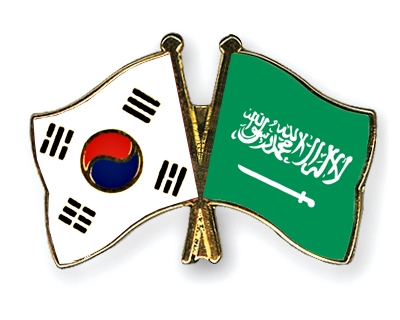 Fahnen Pins Sdkorea Saudi-Arabien