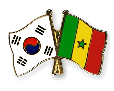 Fahnen Pins Sdkorea Senegal