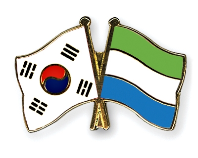 Fahnen Pins Sdkorea Sierra-Leone