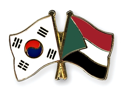 Fahnen Pins Sdkorea Sudan