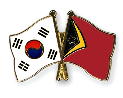 Fahnen Pins Sdkorea Timor-Leste