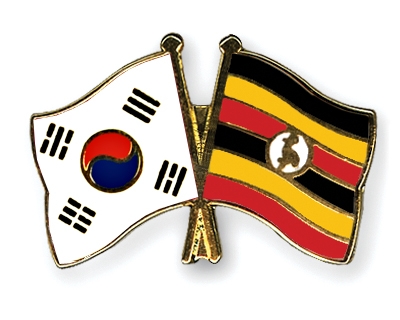 Fahnen Pins Sdkorea Uganda
