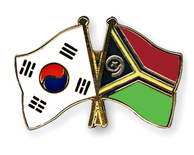 Fahnen Pins Sdkorea Vanuatu