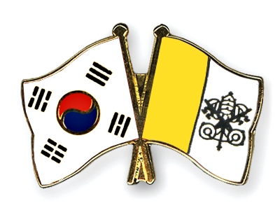 Fahnen Pins Sdkorea Vatikanstadt