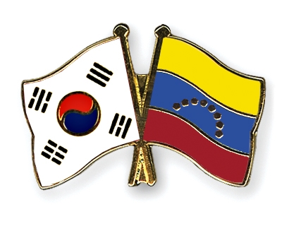 Fahnen Pins Sdkorea Venezuela