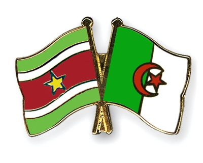 Fahnen Pins Surinam Algerien