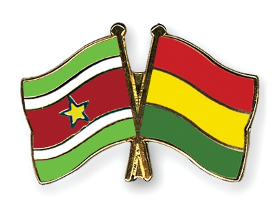 Fahnen Pins Surinam Bolivien