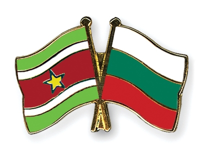 Fahnen Pins Surinam Bulgarien