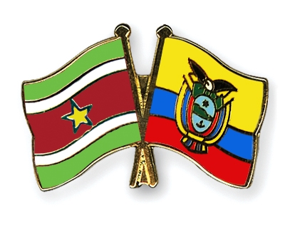 Fahnen Pins Surinam Ecuador