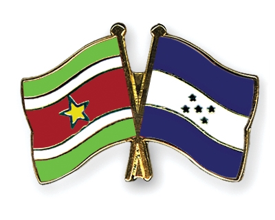 Fahnen Pins Surinam Honduras