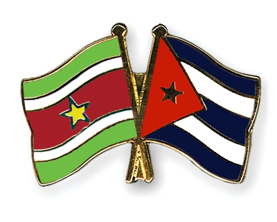 Fahnen Pins Surinam Kuba