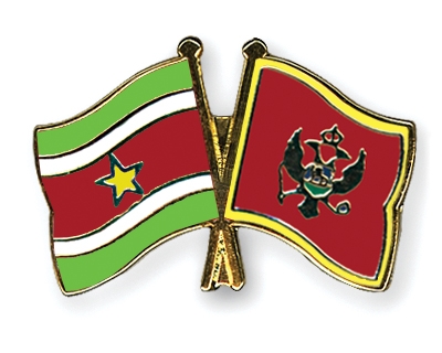 Fahnen Pins Surinam Montenegro