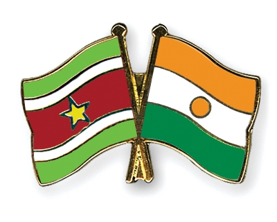 Fahnen Pins Surinam Niger