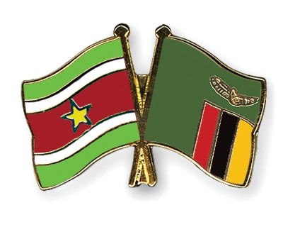 Fahnen Pins Surinam Sambia