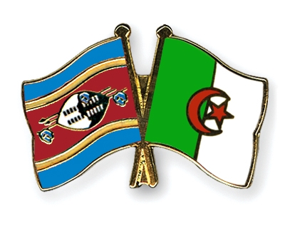 Fahnen Pins Swasiland Algerien