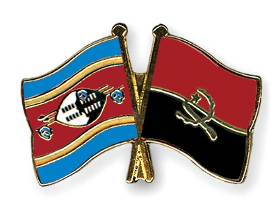 Fahnen Pins Swasiland Angola