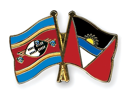 Fahnen Pins Swasiland Antigua-und-Barbuda