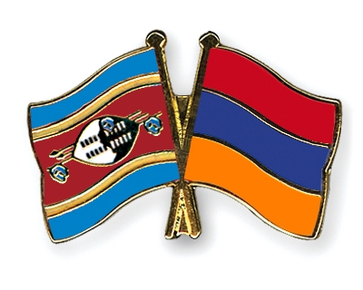 Fahnen Pins Swasiland Armenien