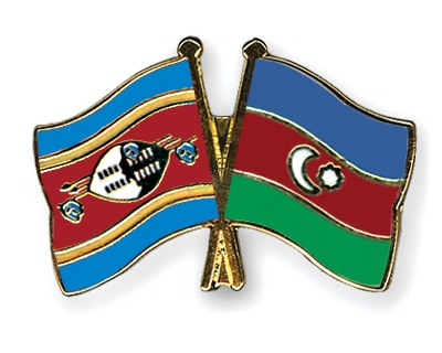 Fahnen Pins Swasiland Aserbaidschan