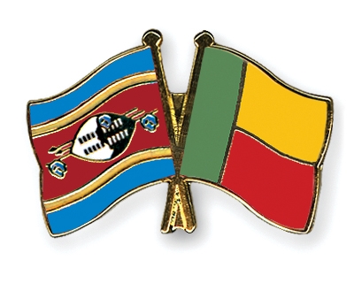 Fahnen Pins Swasiland Benin