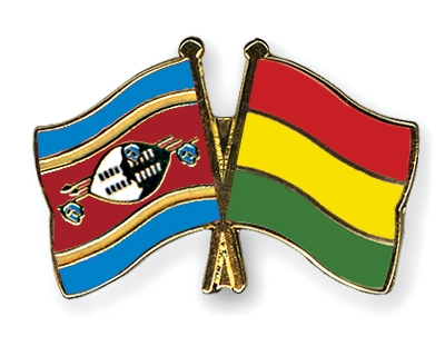 Fahnen Pins Swasiland Bolivien