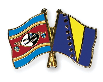 Fahnen Pins Swasiland Bosnien-und-Herzegowina